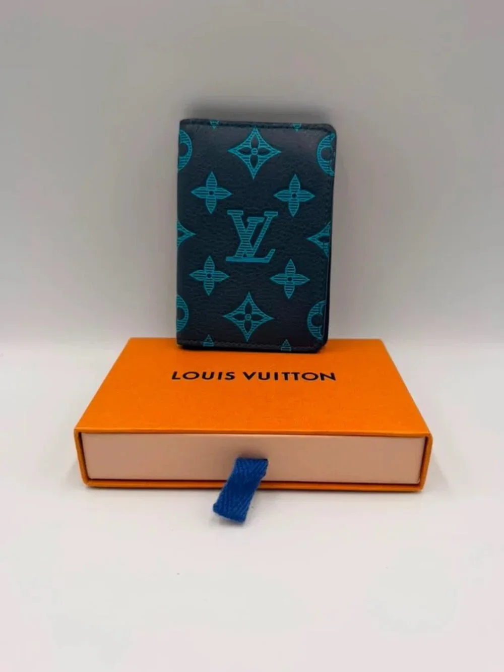 LV Pocket Organizer — Taigarama Cobalt
